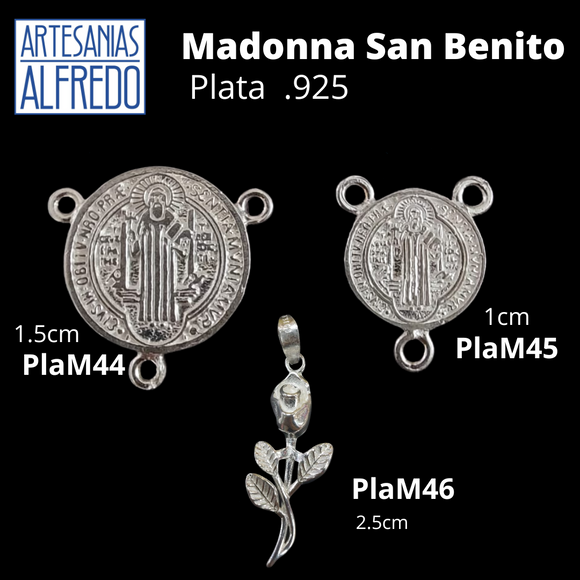 Madonna San Benito plata .925