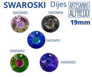 Dijes Swarovski 19mm