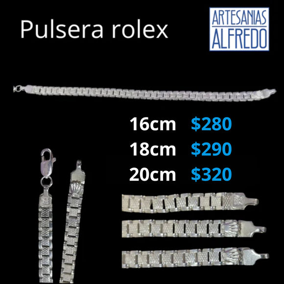 Pulsera Rolex Plata .925