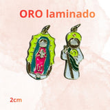 dijes de Oro laminado religiosos