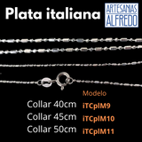 Collar plata italiana