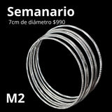 Semanario plata .925