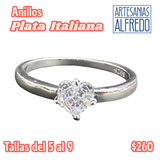 Anillos Plata Italiana de Disney