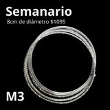 Semanario plata .925