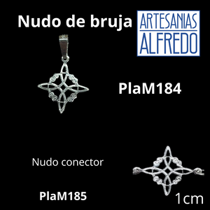 Dije Nudo de Bruja plata .925