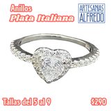 Anillos Plata Italiana de Disney