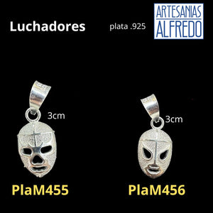 Luchadores  plata .925