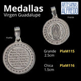 Medallas Virgen de Guadalupe y San Judas Tadeo plata .925