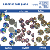 Swarovski Conector base plana 10mm