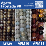 Ágata facetada #8
