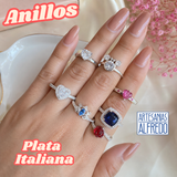 Anillos Plata Italiana de Disney