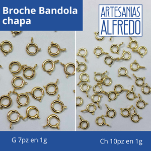 Broche Bandola chapa