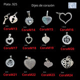 Dijes plata .925 corazones