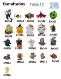 esmaltados Halloween tabla 16 y 17