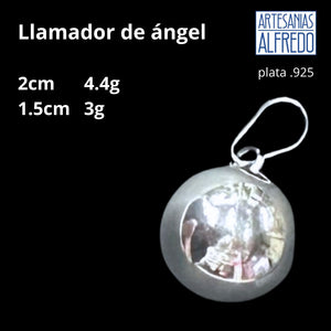 Llamador de ángel plata .925