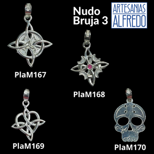 Dijes de plata .925 Nudo de Bruja