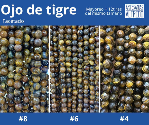 Ojo de tigre FACETADO