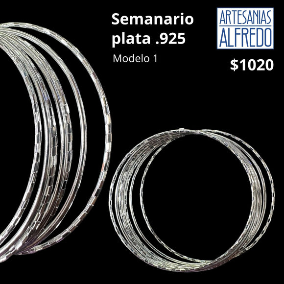 Semanario plata .925