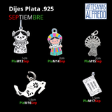 Dijes Plata .925 Colección SEPTIEMBRE
