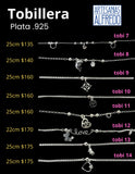Tobillera Plata .925