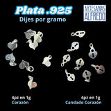 Dijes por gramo plata .925