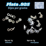 Dijes por gramo plata .925