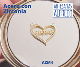 Dije de Mamá Acero con Zirconia