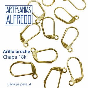 Arillo Broche Chapa 1gramo