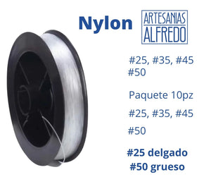 Hilo de Nylon para joyería y bisutería